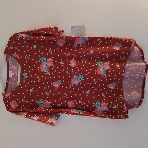 LulaRoe Irma tunic top, XXS, NWT